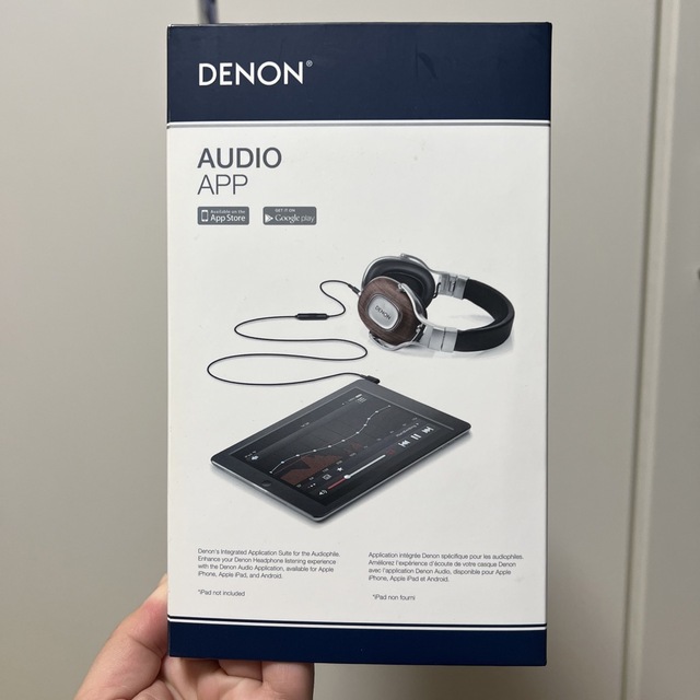 DENON(デノン)のデノン ヘッドホン MUSIC MANIAC AH-MM400（美品） スマホ/家電/カメラのオーディオ機器(ヘッドフォン/イヤフォン)の商品写真