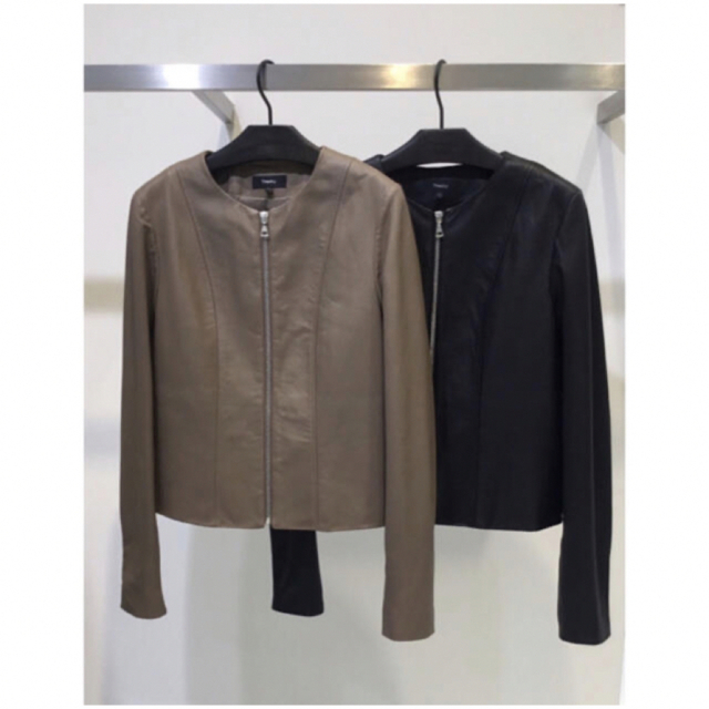 Theory 19aw レザージャケット