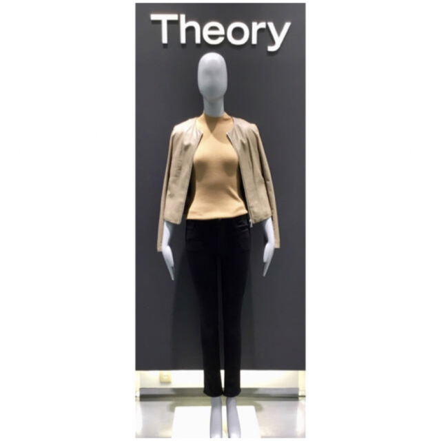 theory(セオリー)のTheory 19aw レザージャケット レディースのジャケット/アウター(ノーカラージャケット)の商品写真