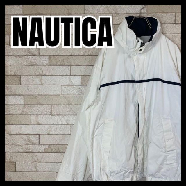 ジャケット/アウターNAUTICA ナイロン ジャケット ブルゾン ライト アウター XL ゆるダボ