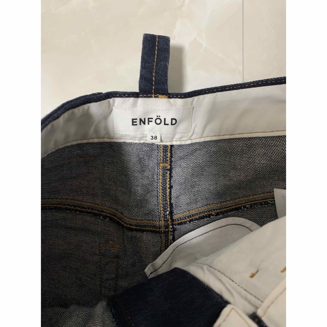 ENFOLD - ENFOLDエンフォルド デニムパンツ ストレート ワイドの ENFOLD - ENFOLDエンフォルド デニムパンツ ストレート ワイドの