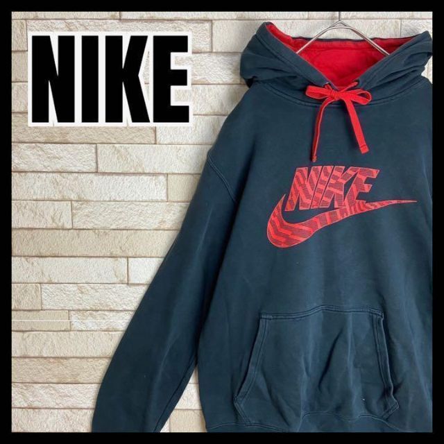 メンズNIKE パーカー プルオーバー 長袖 スウッシュ ビッグロゴ フーディー