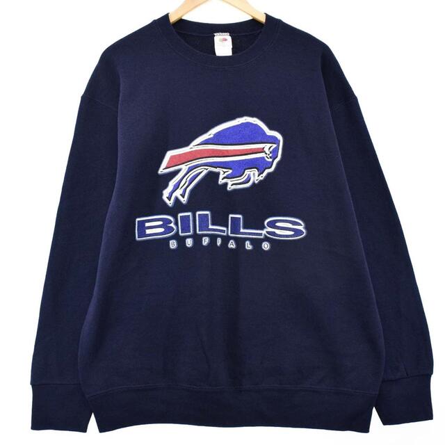 フルーツオブザルーム FRUIT OF THE LOOM NFL BUFFALO BILLS バッファロービルズ プリントスウェットシャツ トレーナー メンズL /eaa300637