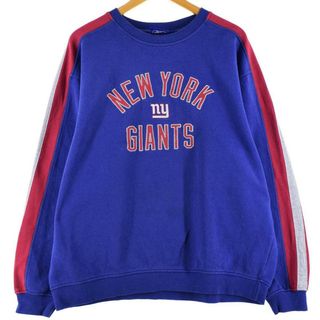 リーボック(Reebok)の古着 リーボック Reebok NFL NEWYORK GIANTS ニューヨークジャイアンツ スウェットシャツ トレーナー メンズL /eaa300639(スウェット)