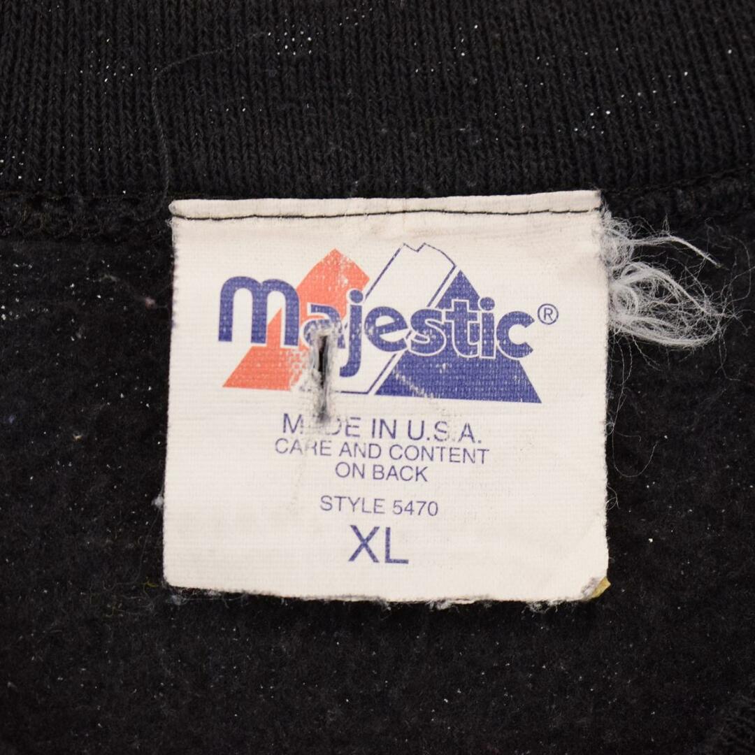 90年代 MAJESTIC カレッジスウェットシャツ トレーナー USA製 メンズXL ...