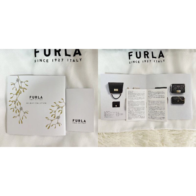 極美品♡保存袋♡説明書付♡Fロゴ金具♡フルラ レザー 2way ショルダーバッグ