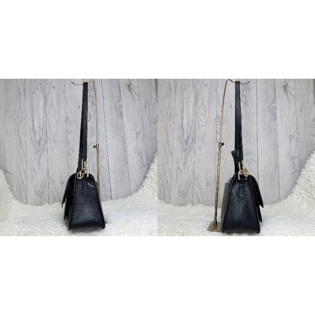極美品♡保存袋♡説明書付♡Fロゴ金具♡フルラ レザー 2way ショルダーバッグ