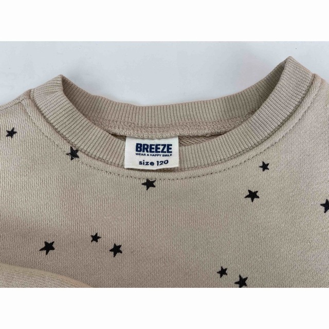 BREEZE(ブリーズ)の【中古品】BREEZE 裏起毛トレーナー 120サイズ キッズ/ベビー/マタニティのキッズ服女の子用(90cm~)(その他)の商品写真