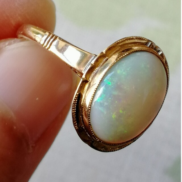 アンティークK18オパールリングの通販 by 森の中's shop|ラクマ アンティークK18オパールリングの通販 by 森の中's shop|ラクマ