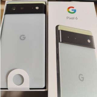 グーグルピクセル(Google Pixel)のSIMフリー Google Pixel6 グリーン 128GB 新品未使用(スマートフォン本体)