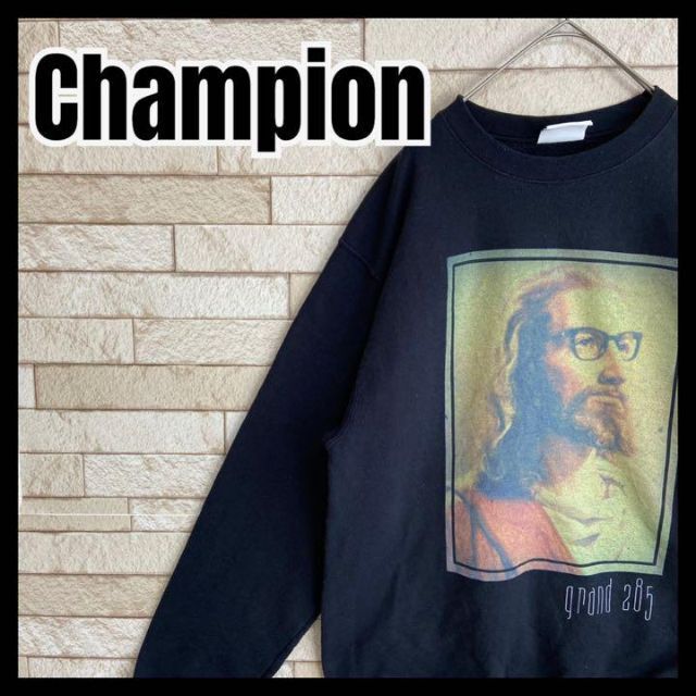 Champion(チャンピオン)のChampion スウェット 絵画 偉人 人物 肖像画 アート レア オシャレ メンズのトップス(スウェット)の商品写真