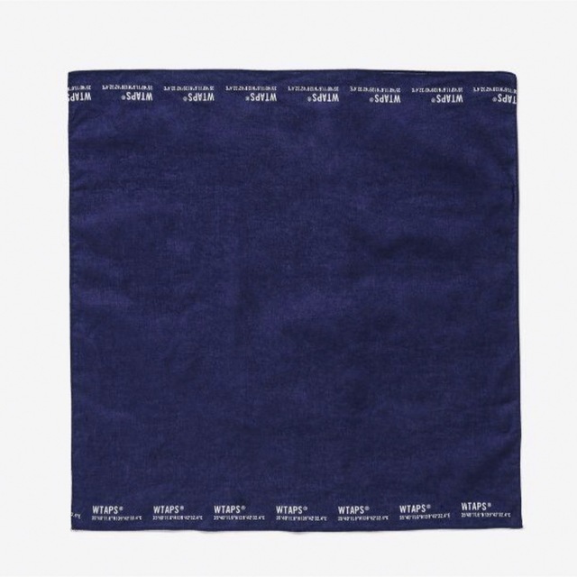 W)taps(ダブルタップス)の【新品】 WTAPS BANDARIA BANDANA COTTON NAVY メンズのファッション小物(バンダナ/スカーフ)の商品写真