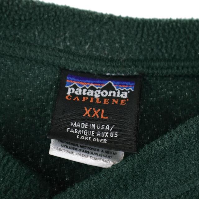 パタゴニア Patagonia CAPILENE キャプリーン ハーフボタン フリースプルオーバー USA製 メンズXXL /eaa306933