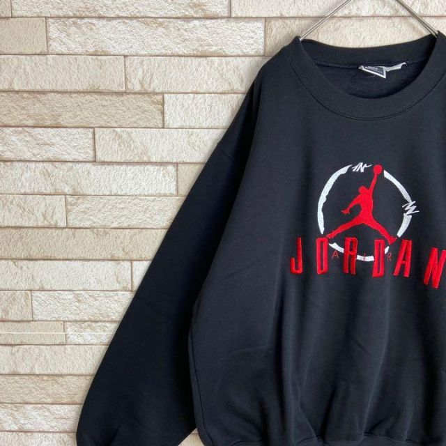 JORDAN NIKE スウェット 刺繍 ジャンプマン レア NBA バスケット メンズのトップス(スウェット)の商品写真