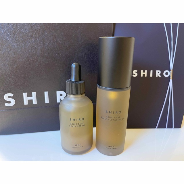 shiro(シロ)のSHIRO ニーム頭皮クレンジングオイル＆頭皮セラム コスメ/美容のヘアケア/スタイリング(ヘアケア)の商品写真