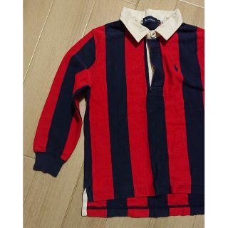 ラルフローレン(Ralph Lauren)のUSED  ラルフローレン 110cm たてボーダーラガー風シャツ(Tシャツ/カットソー)