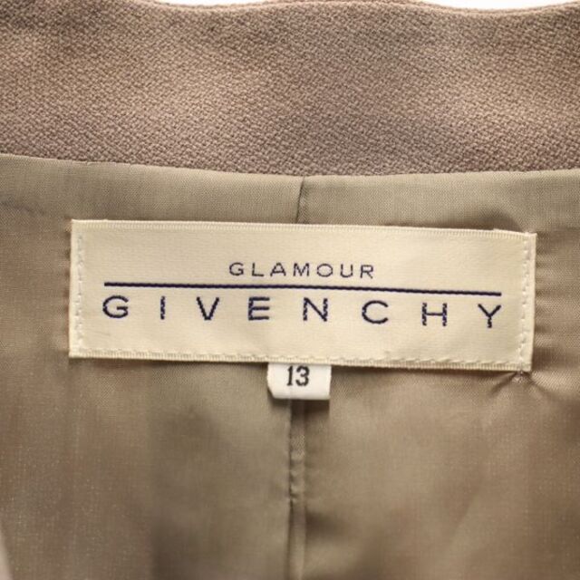 ジバンシー ノーカラージャケット スカート セットアップ ジャケット 13 ベージュ Givenchy レディース   【220222】 【PD】