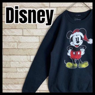 ディズニー(Disney)のDisney スウェット mickey サンタ クリスマス 冬 キャラクター(スウェット)