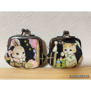 フランシュリッペ(franche lippee)のみーさま専用♡＊ミニがま口＊おはよう×花パズル＊2点おまとめ(ポーチ)