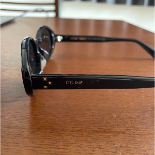 celine - CELINE オーバル S212 サングラス / アセテート ブラックの