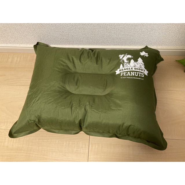 LOGOS - logos ロゴス SNOOPY セルフインフレート まくら 2つセットの