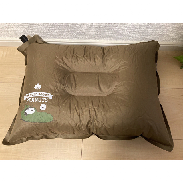 LOGOS - logos ロゴス SNOOPY セルフインフレート まくら 2つセットの