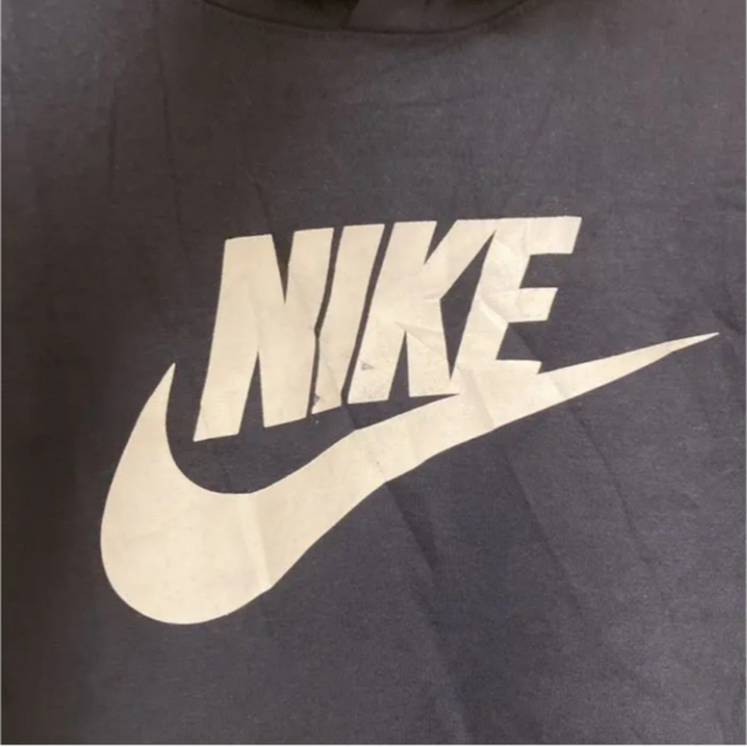 NIKE(ナイキ)の8 NIKE ナイキ　パーカー　M ゆるだぼ　裏起毛　厚め　ネイビー　紺　ロゴ メンズのトップス(パーカー)の商品写真