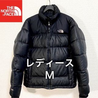 ザノースフェイス(THE NORTH FACE)の美品 人気 THE NORTH FACE ヌプシ ダウンジャケット レディースM(ダウンジャケット)