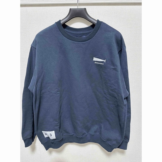 descendant 22fw CACHALOT CREW NECK 3サイズ