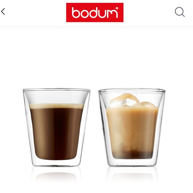 bodum(ボダム)のbodum　ボダム　ダブルウォールグラス　7個セット インテリア/住まい/日用品のキッチン/食器(グラス/カップ)の商品写真