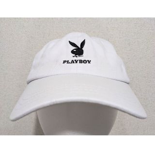 プレイボーイ(PLAYBOY)のプレイボーイ　PLAYBOY　キャップ　ホワイト　白　フリーサイズ(キャップ)