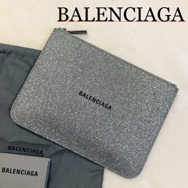 訳あり美品】BALENCIAGA クラッチバッグ グリッター レザー www.metka
