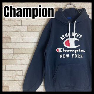 チャンピオン(Champion)のChampion パーカー スウェット ゆるダボ ブランド ロゴ ビッグデザイン(パーカー)