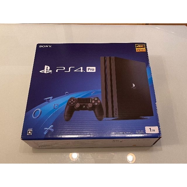 SONY PS4 Pro 中古美品 ジェットブラック CUH-7200B 1TB 限定カラー ...