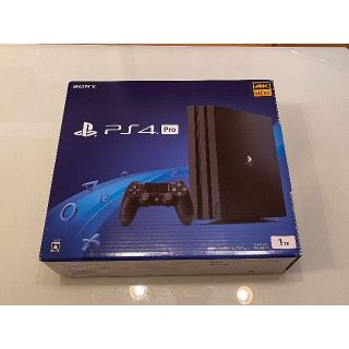 ソニー(SONY)のSONY PS4 Pro 中古美品　ジェットブラック　CUH-7200B 1TB(家庭用ゲーム機本体)