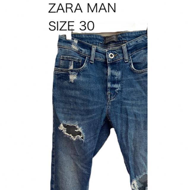 ZARA - ZARA MAN ザラ メンズ ダメージジーンズ デニム サイズ30の通販 by sugarpot_boo's shop|ザラならラクマ