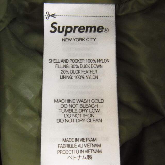 Supreme シュプリーム  22AW GORE-TEX 700-Fill Down Parka ゴアテックス ダウン パーカ ジャケット オリーブ系 XL【極上美品】 4