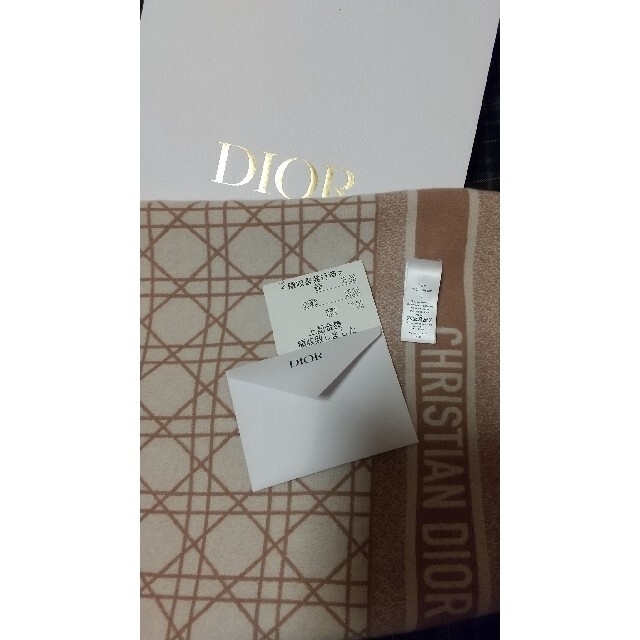 Christian Dior(クリスチャンディオール)の【極美品】DIOR CANNAGE スカーフ◼️マフラー カシミヤ レディースのファッション小物(マフラー/ショール)の商品写真