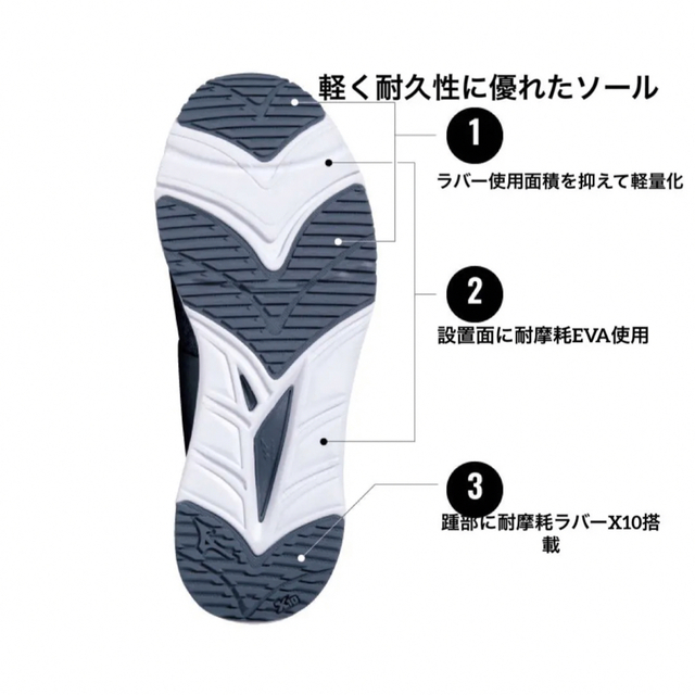 MIZUNO(ミズノ)のミズノ Tx Walk(ウォーキング) ブラック 26.5 B1GE1844 スポーツ/アウトドアのトレーニング/エクササイズ(ウォーキング)の商品写真