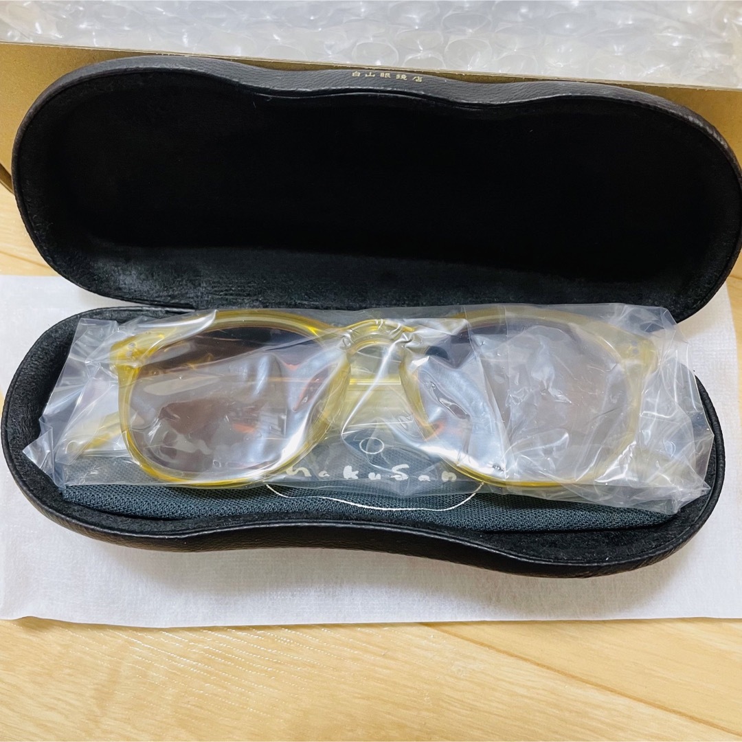 イエロー 新品 白山眼鏡店 メイフェア ジョンレノン MAYFAIR