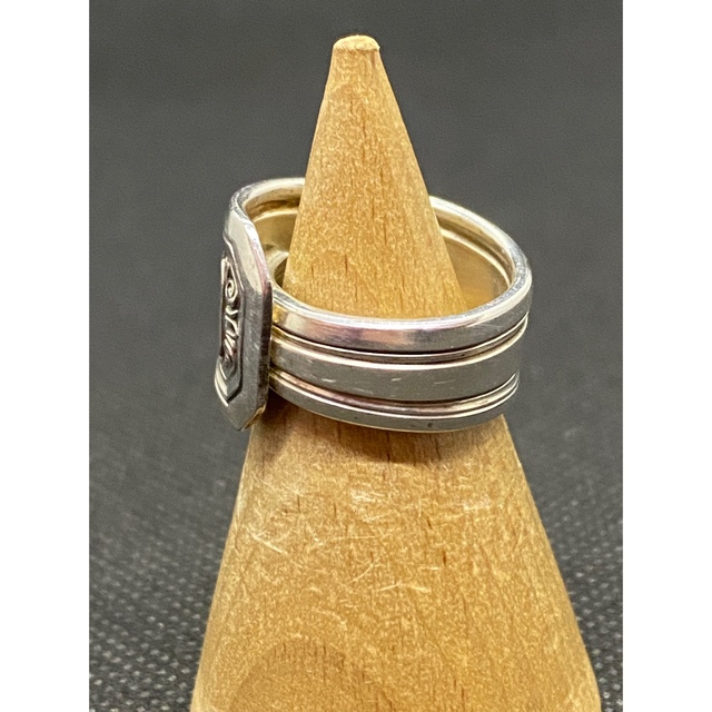 アンティーク リング スプーンリング 7号 調節可 アメリカ 民族 3565 メンズのアクセサリー(リング(指輪))の商品写真