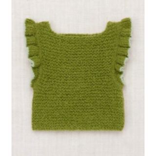 ミーシャアンドパフ(Misha & Puff)のmisha&puff Boucle Flora Vest (Basil)(ニット)