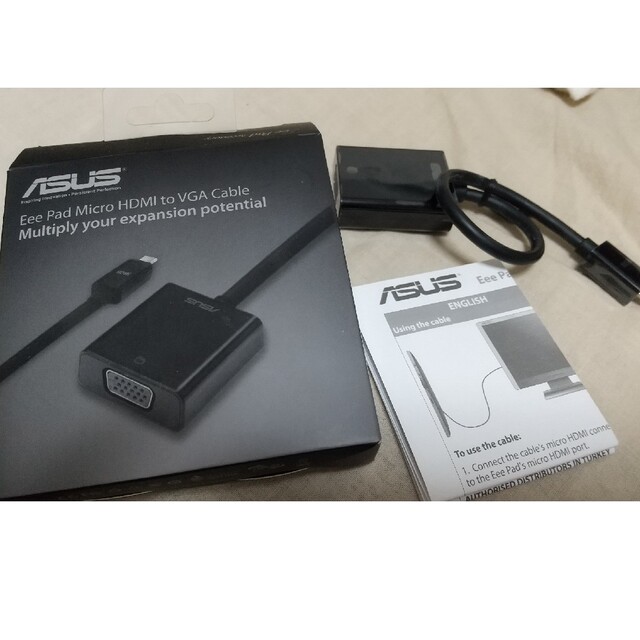 ASUS(エイスース)のHDMi to VGA Cable スマホ/家電/カメラのPC/タブレット(PC周辺機器)の商品写真