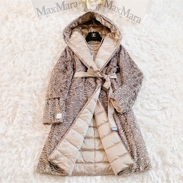 ★極美品★MaxMara マックスマーラ リバーシブル ダウンコート★