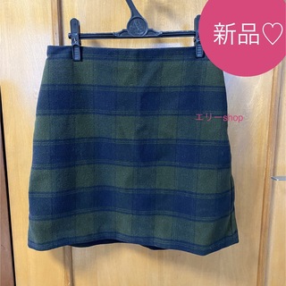 ユニクロ(UNIQLO)のユニクロ♡ チェック台形スカート(ミニスカート)