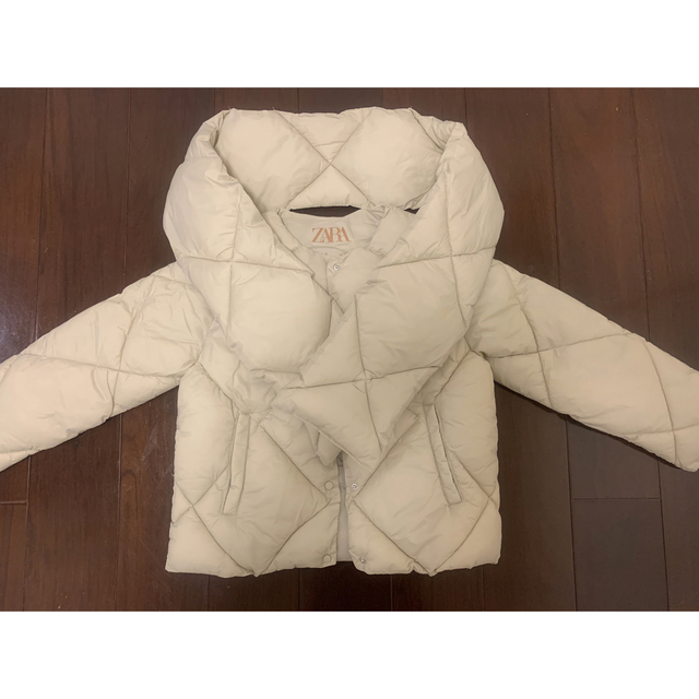 ZARA - 今期 新品 未使用 ZARA 130 ダウンコート マフラー付きの ZARA - 今期 新品 未使用 ZARA 130 ダウンコート マフラー付きの