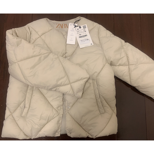 ZARA - 今期 新品 未使用 ZARA 130 ダウンコート マフラー付きの ZARA - 今期 新品 未使用 ZARA 130 ダウンコート マフラー付きの