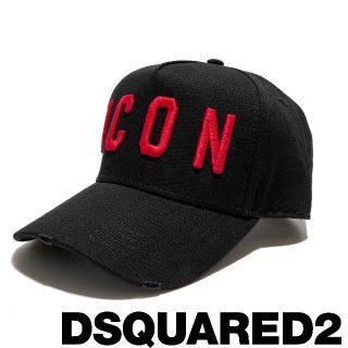 ディースクエアード(DSQUARED2)の新品 DSQUARED2 BE ICON BASEBALL CAP RED(キャップ)