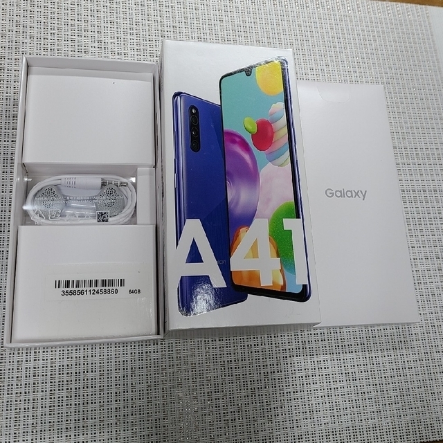 Galaxy A41（ au版・SCV48）SIMフリー スマホ/家電/カメラのスマートフォン/携帯電話(スマートフォン本体)の商品写真