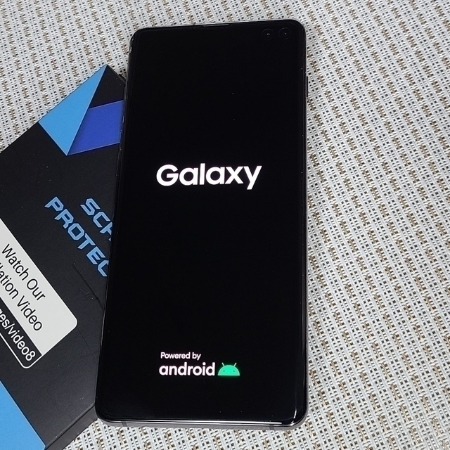 【本日限定】新品simﾌﾘｰ　au galaxy S10+　SCV42ﾌﾞﾗｯｸ